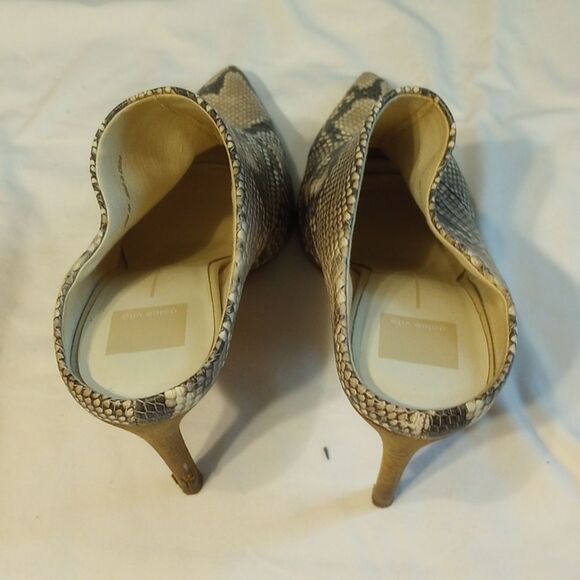 Snake Print Dolce Vita Stiletto Heels - Picture 5 of 9